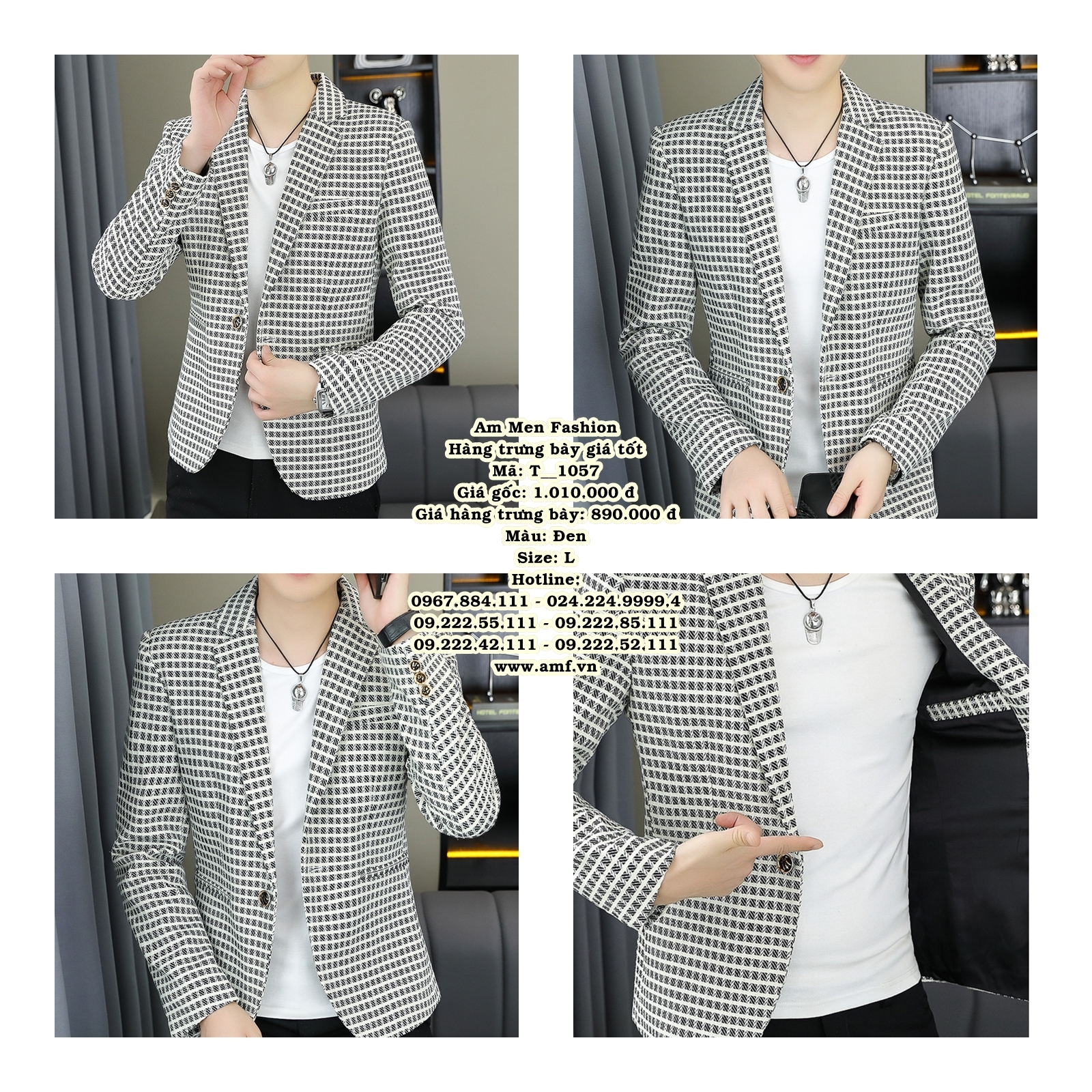 T1057 - Màu: Đen - Size: L