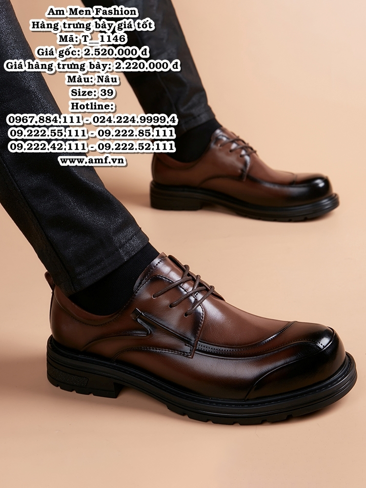 T1146 - Màu: Nâu - Size: 39