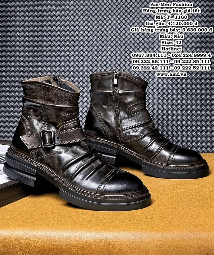 T1160 - Màu: Nâu - Size: 42