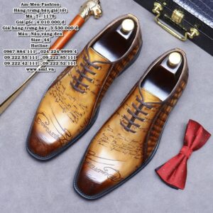 T1178 - Màu: Nâu vàng đen - Size: 44