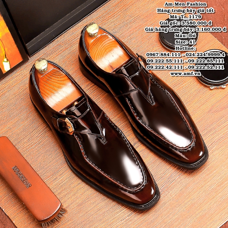 T1179 - Màu: Đỏ - Size: 41