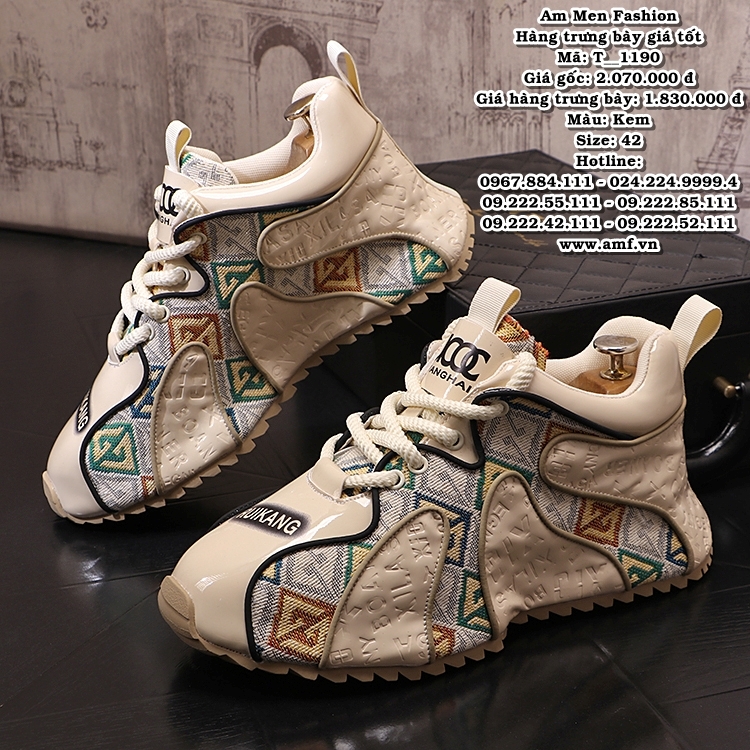 T1190 - Màu: Kem - Size: 42