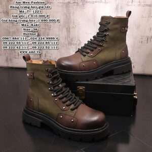 T1221 - Màu: Kaki - Size: 38