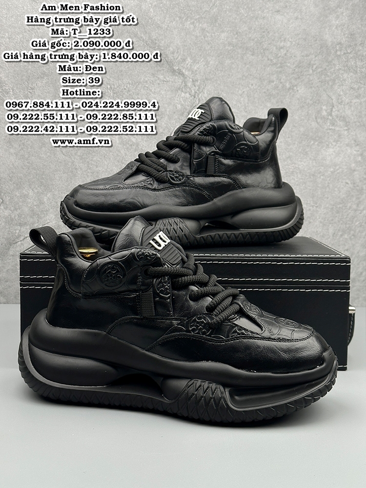 T1233 - Màu: Đen - Size: 39
