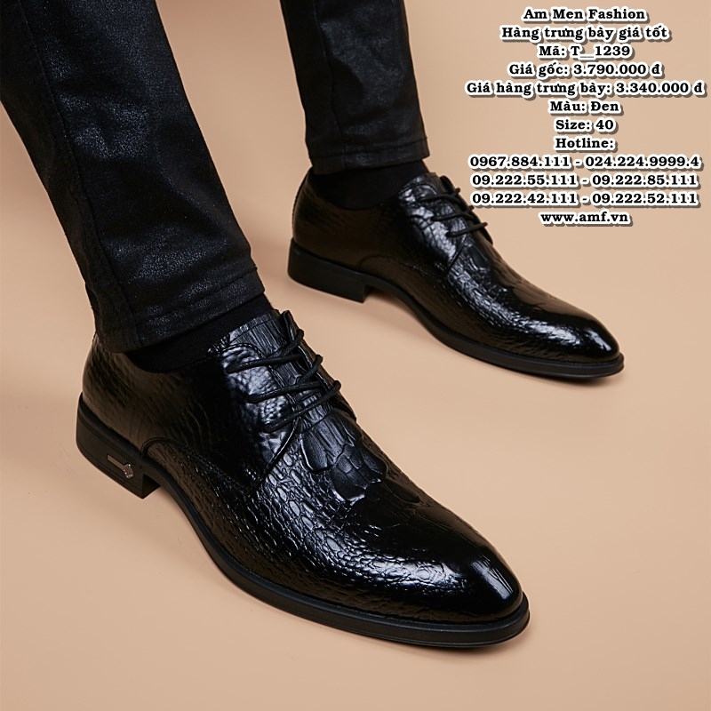 T1239 - Màu: Đen - Size: 40