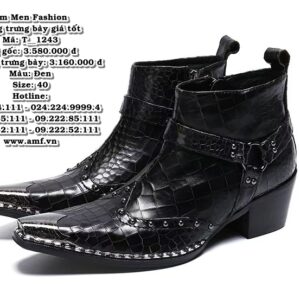 T1243 - Màu: Đen - Size: 40