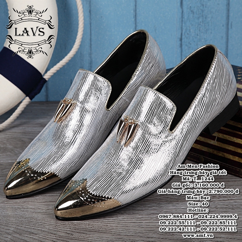 T1244 - Màu: Bạc - Size: 40