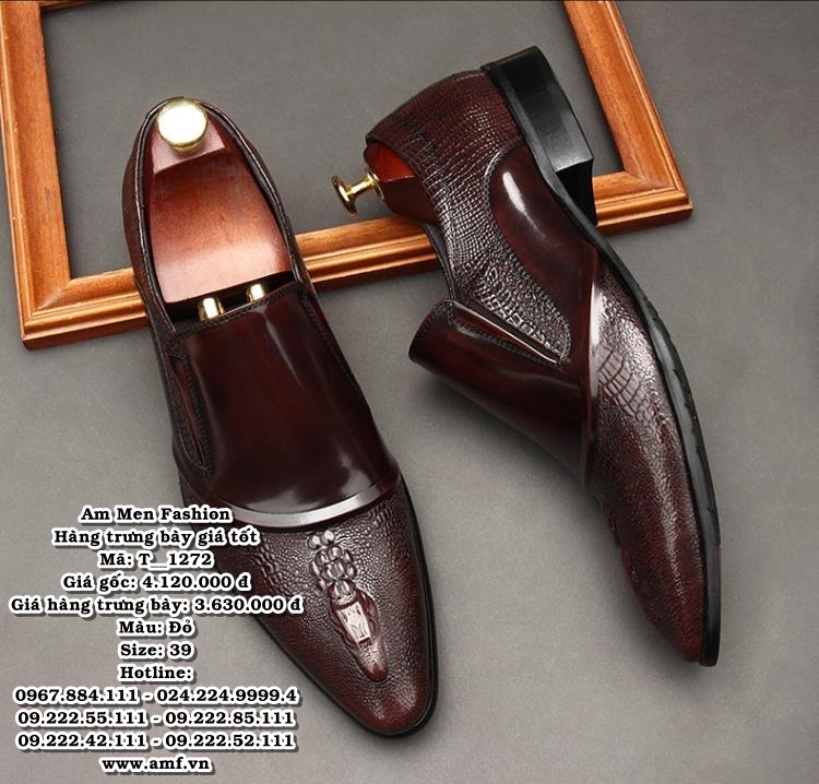 T1272 - Màu: Đỏ - Size: 39