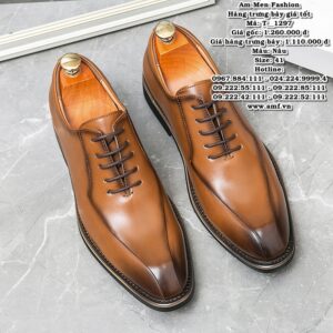 T1297 - Màu: Nâu - Size: 41