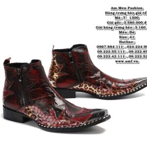 T1300 - Màu: Đỏ - Size: 41