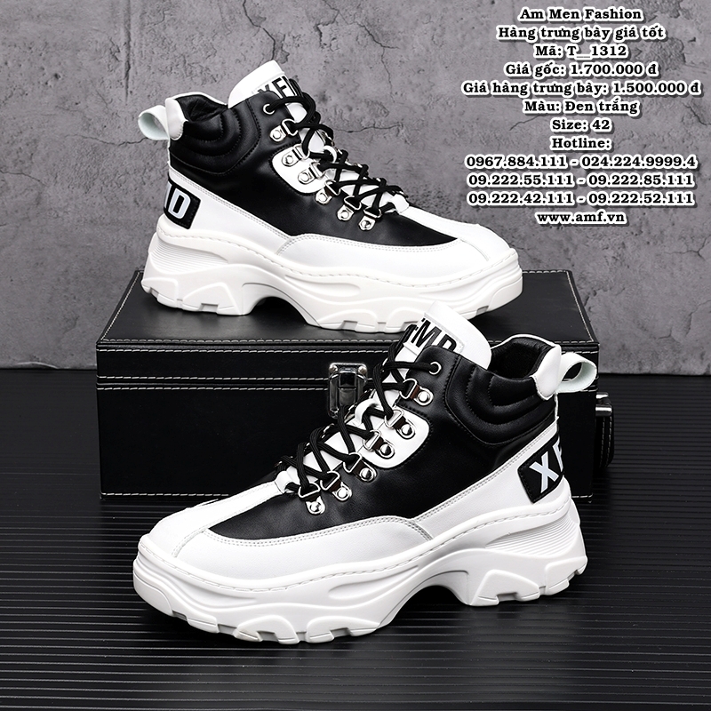 T1312 - Màu: Đen trắng - Size: 42