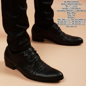 T1316 - Màu: Đen - Size: 42