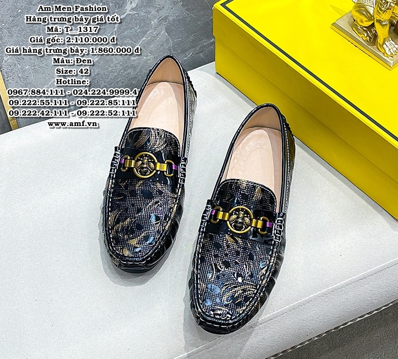 T1317 - Màu: Đen - Size: 42