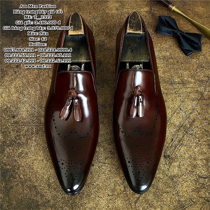 T1322 - Màu: Nâu - Size: 42