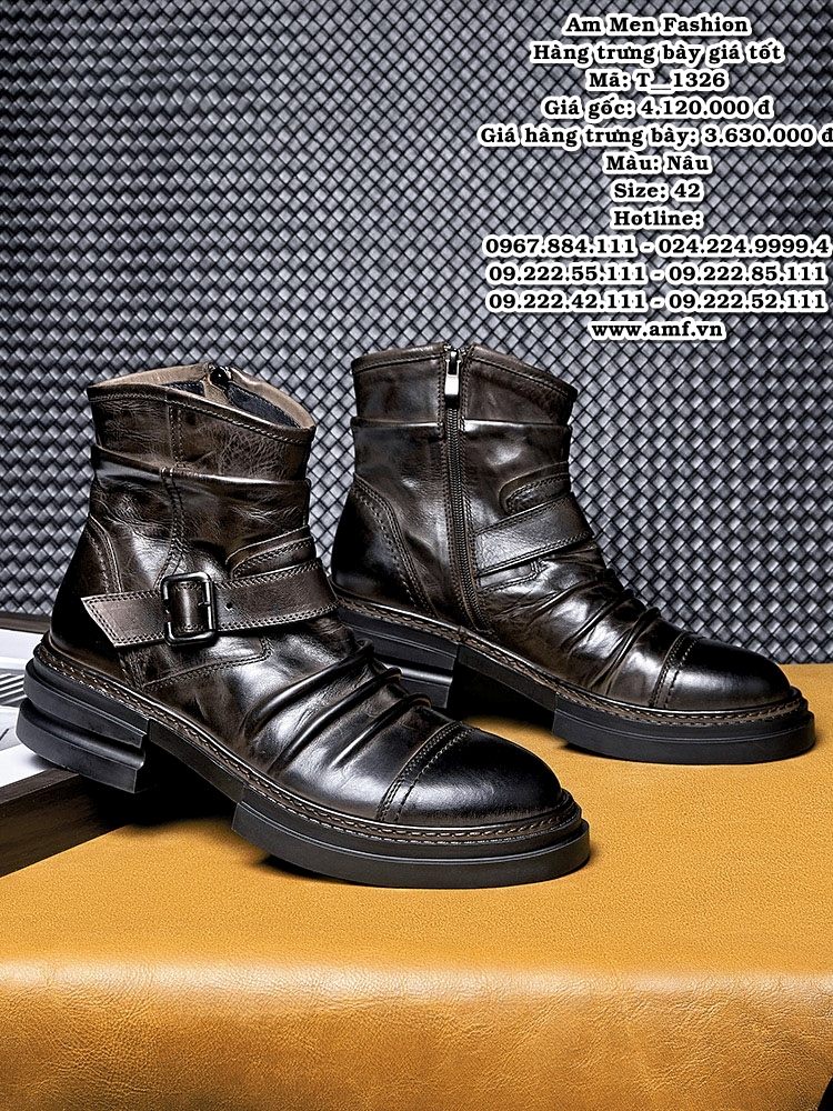 T1326 - Màu: Nâu - Size: 42