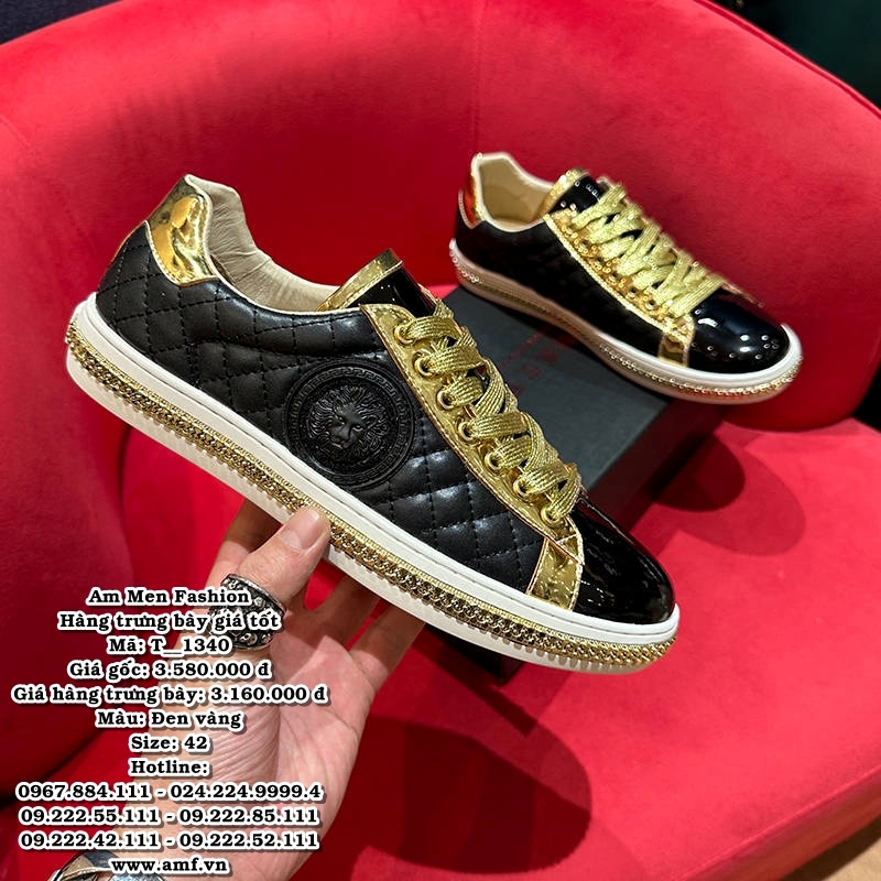 T1340 - Màu: Đen vàng - Size: 42