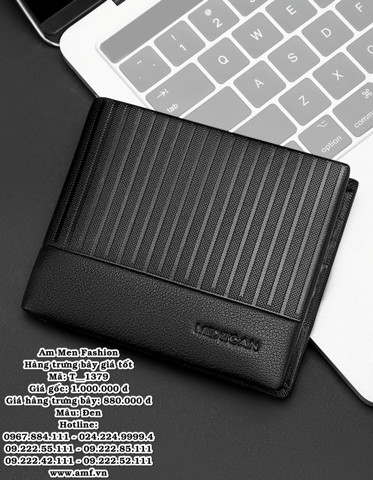 T1379 - Màu: Đen - Size: