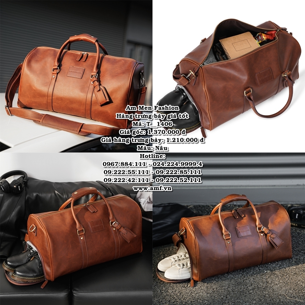 T1406 - Màu: Nâu - Size: