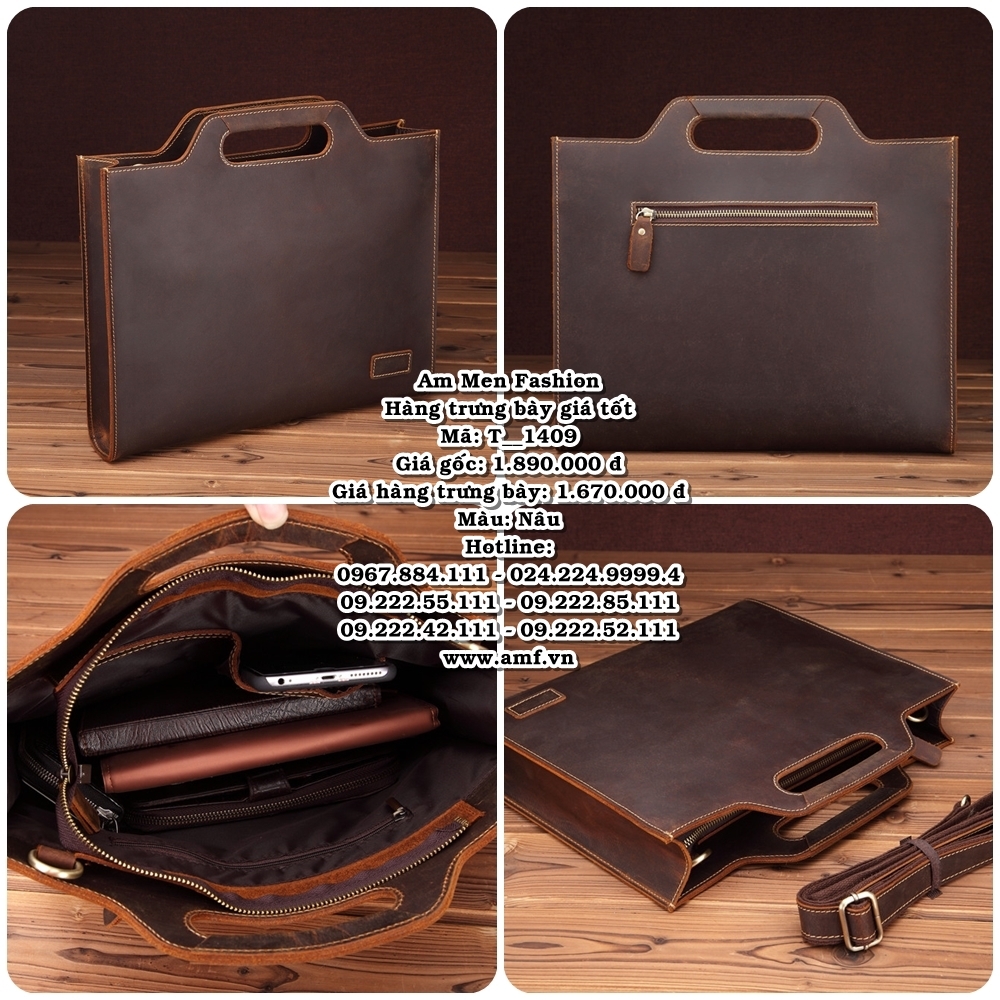 T1409 - Màu: Nâu - Size: